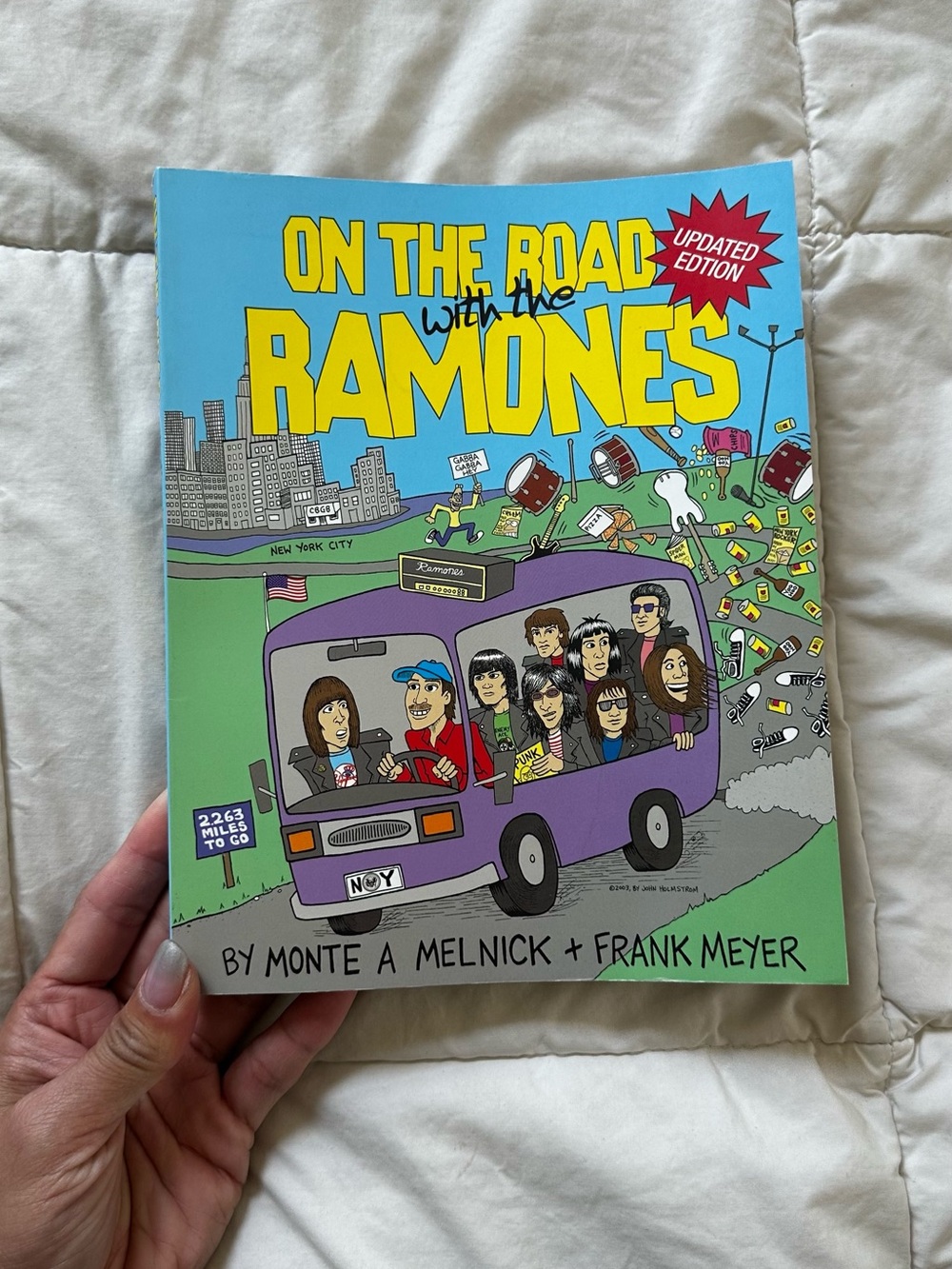 ON THE ROAD WITH -THE RAMONES COFFEE TABLE BOOK ~ Updated Edition! - Picture 2 of 9
